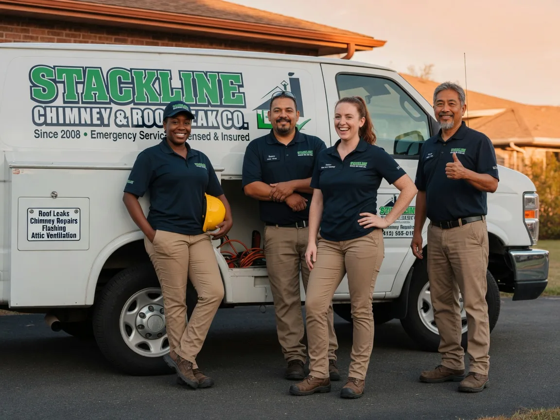 Chimney flashing repair company in Leesport, PA
